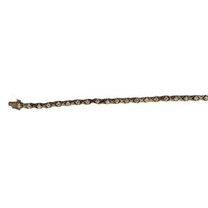 Sterling Silver and crystal bracelet